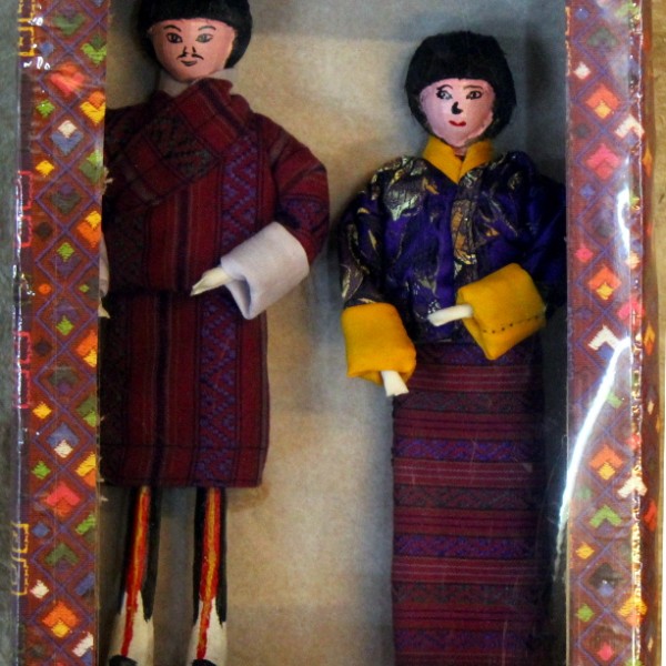 Bhutanese Doll Pair